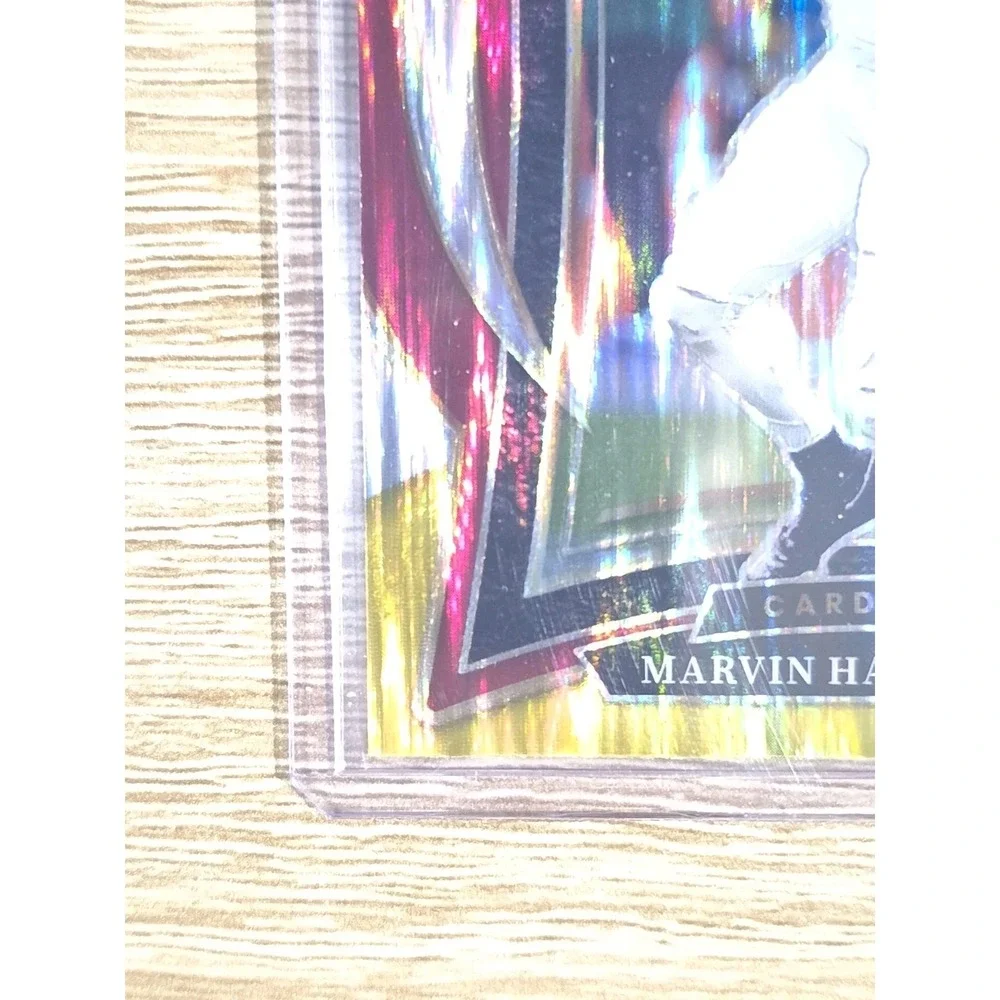 2024 Select Concourse Level Marvin Harrison Jr #28 Green & Yellow Prizm Shock RC